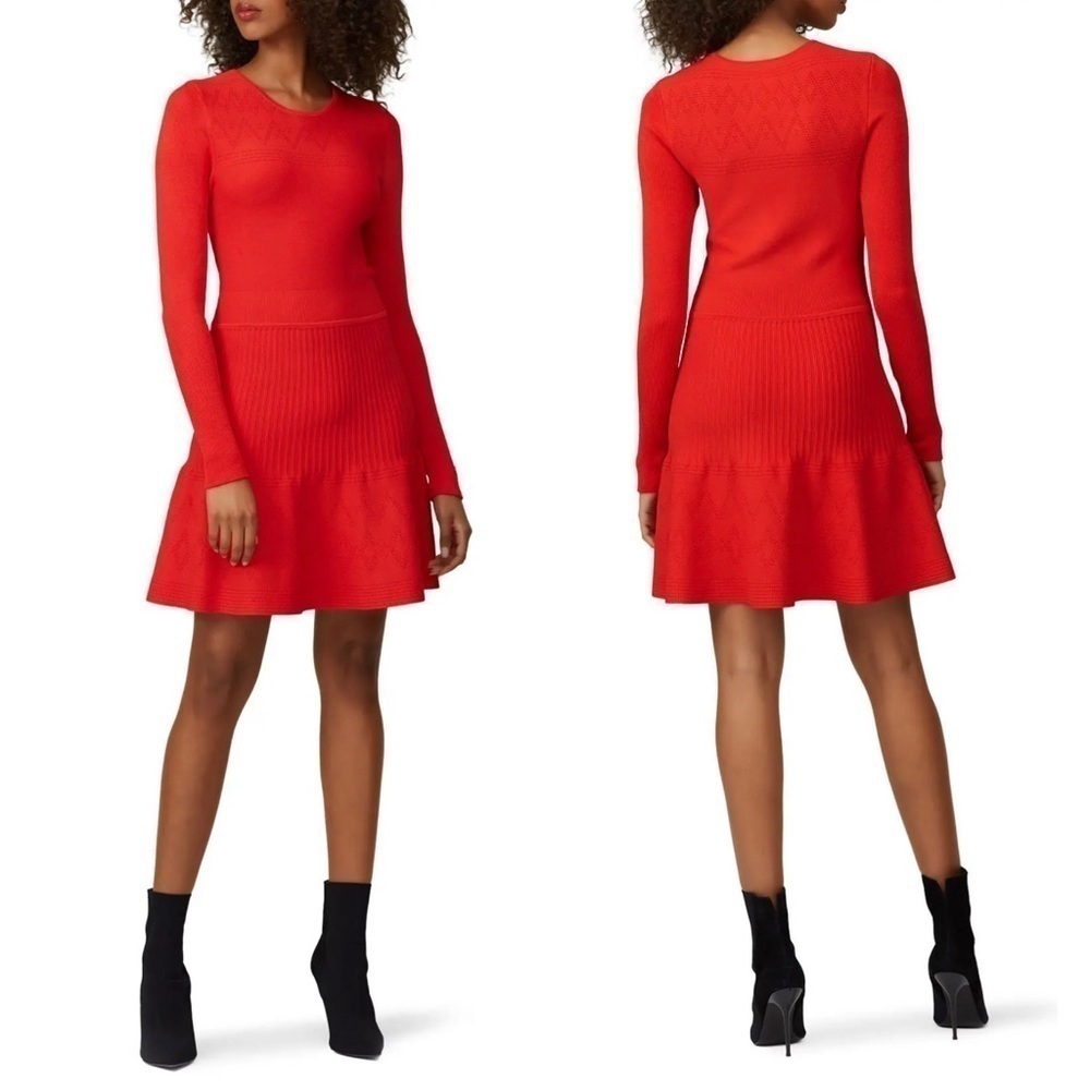 Jason Wu Pointelle Long Sleeve Dress